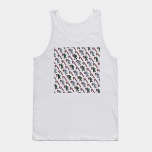 Candy Canes | Candy Pattern | Christmas Candy Tank Top